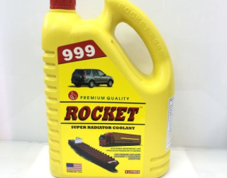 NƯỚC LÀM MÁT ROCKET 999 XANH 4L CHO XE MÁY, Ô TÔ, XE TẢI