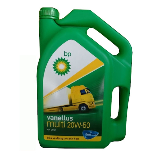 DẦU ĐỘNG CƠ DIESEL BP VANELLUS MULTI 20W-50 CF-4 (5L)